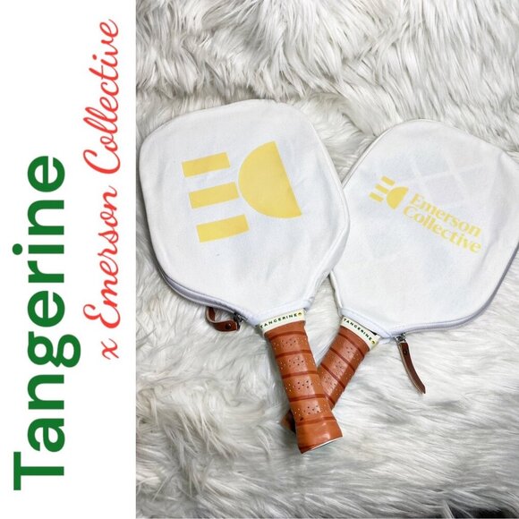 RARE EMERSON COLLECTIVE x TANGERINE Pickleball Paddle Set - Picture 3 of 14
